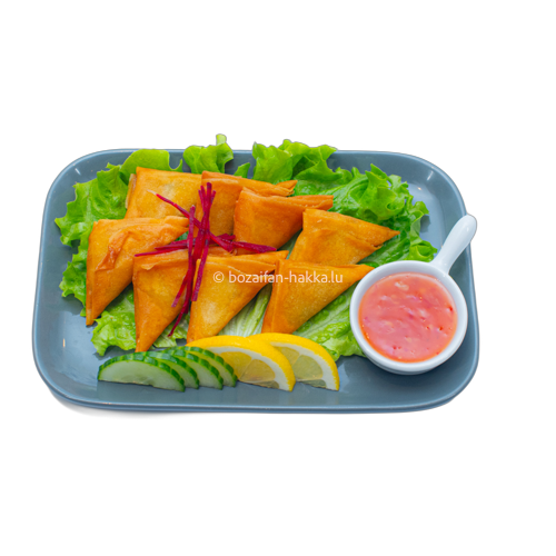Triangles croustillants au curry